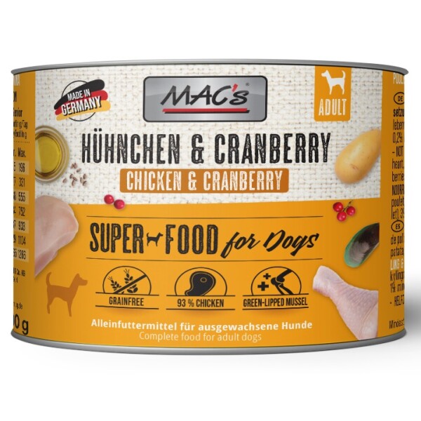Macs Hühnchen & Cranberry SuperFood 200 g