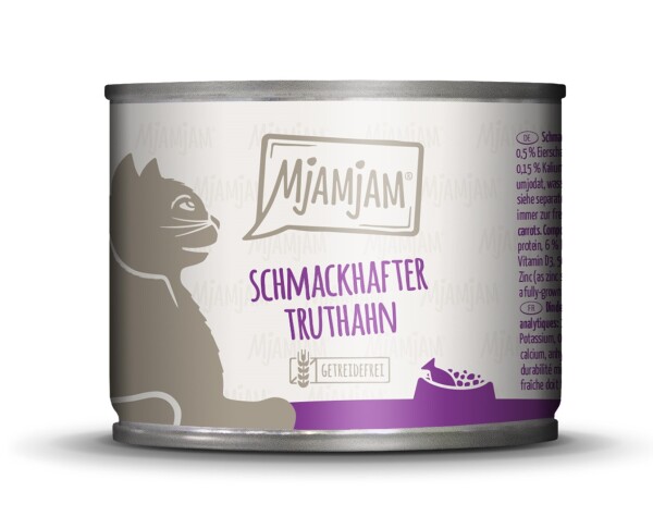 Mjamjam schmackhafter Truthahn an Möhrchen 200 g