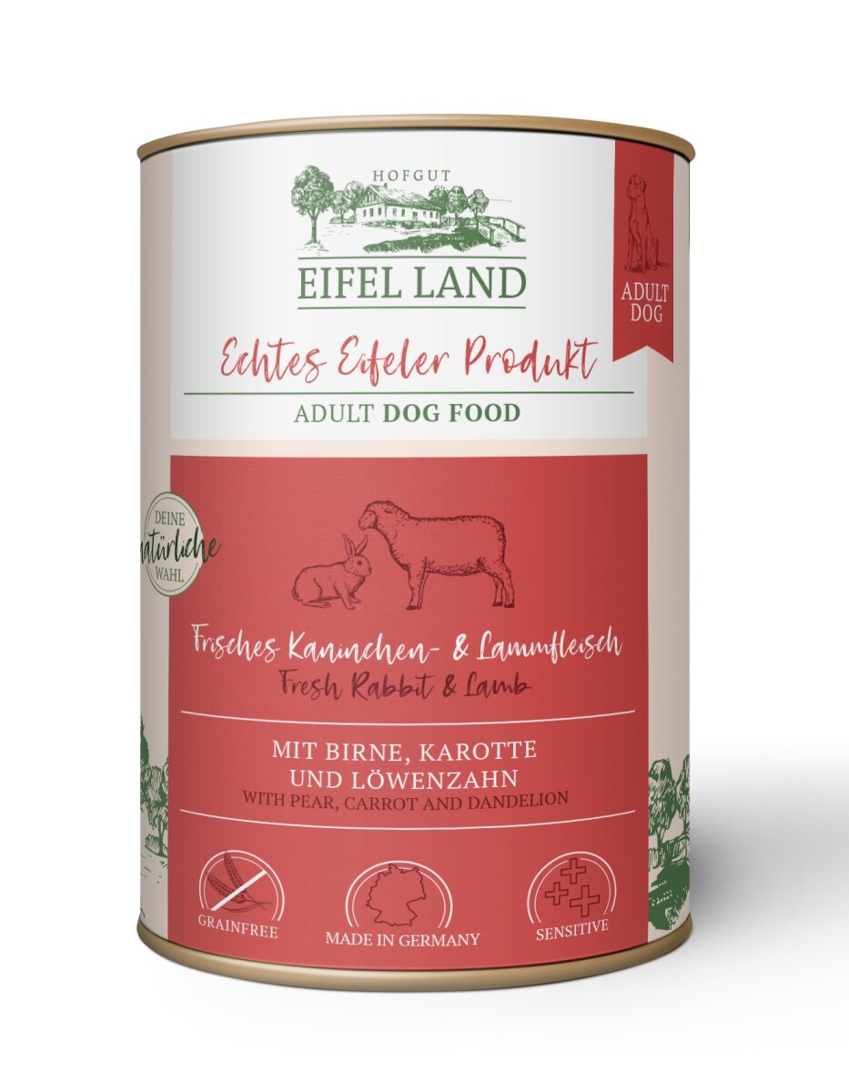 Eifel Land frisches Kaninchen + Lammflei box