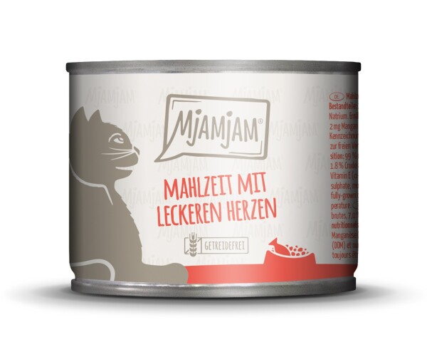 Mjamjam Mahlzeit mit leckeren Herzen 200 g