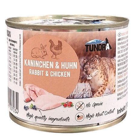 Tundra Cat Kaninchen + Huhn 200 g box