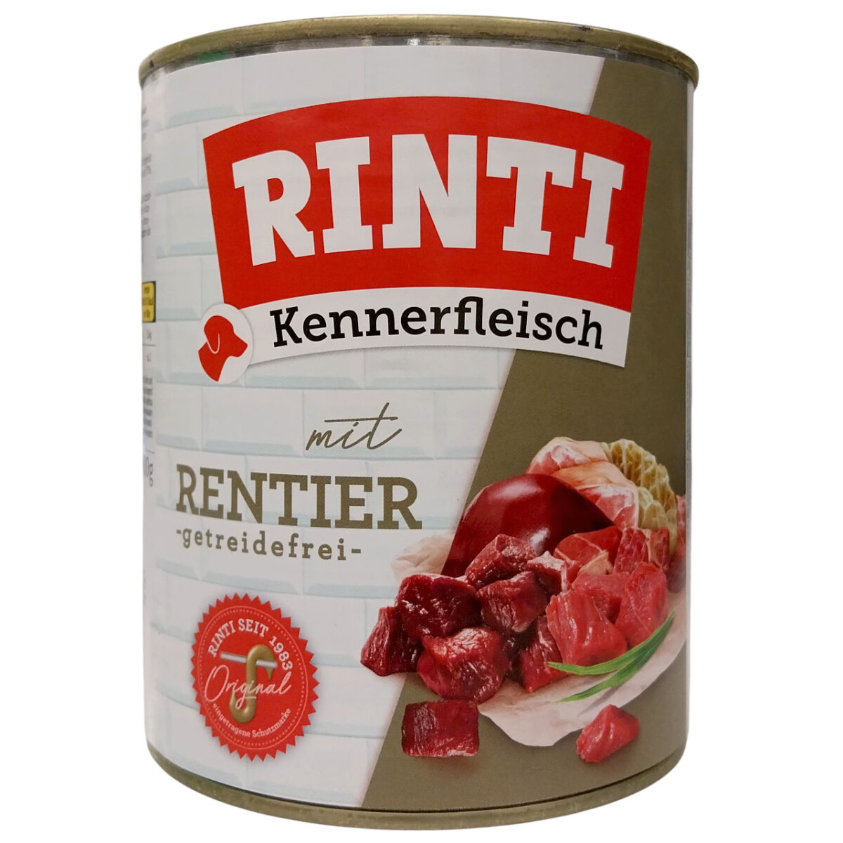Rinti Kennerfleisch mit Rentier 800 g box