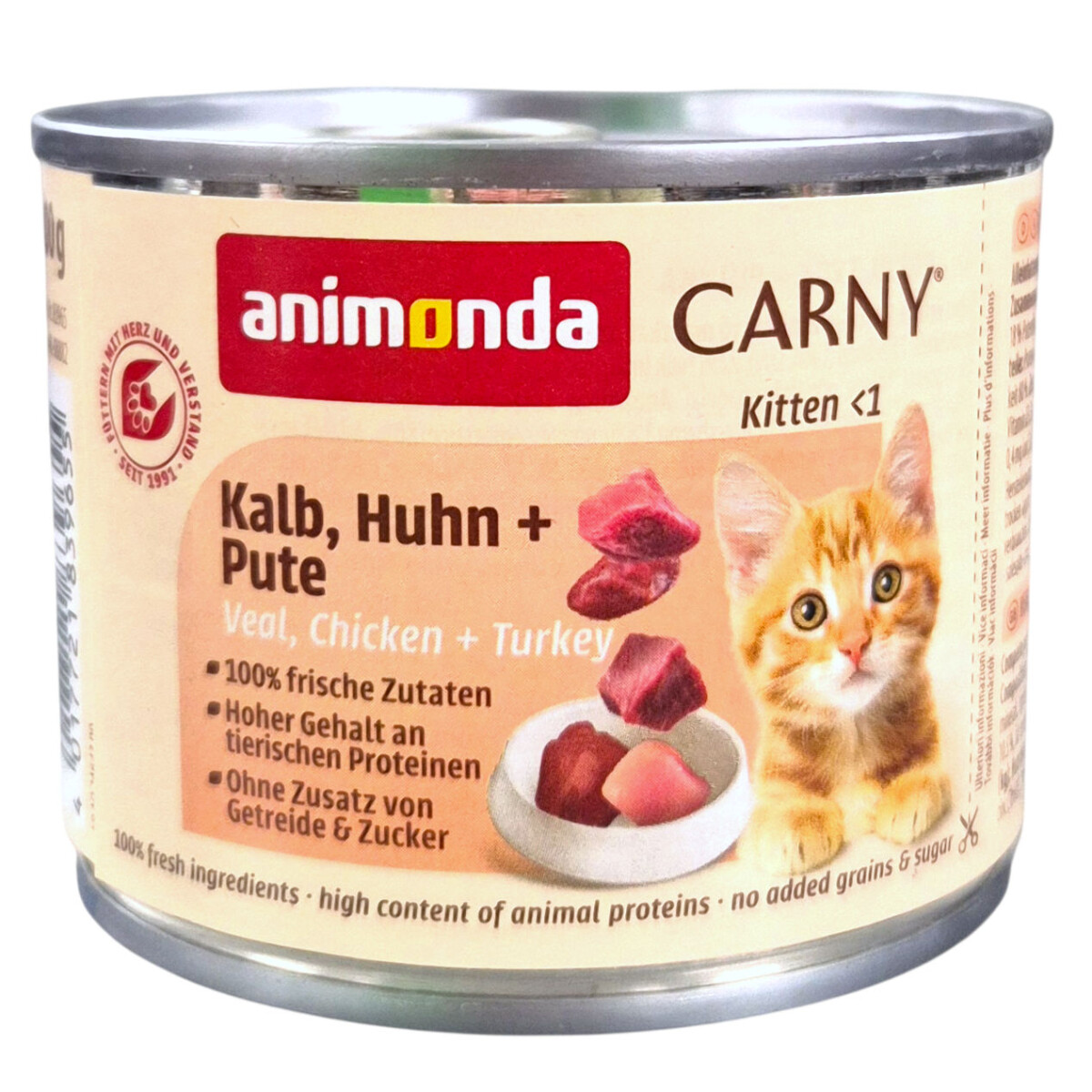 Animonda Carny Kitten Kalb, Huhn + Pute  box