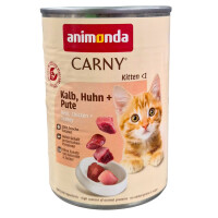 Animonda Carny Kitten Kalb, Huhn + Pute 400 g