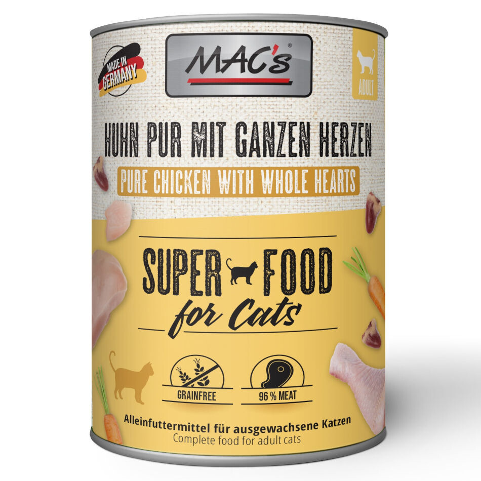 Macs Cat Huhn Pur mit ganzen Herzen Supe box