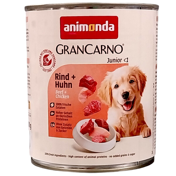 Animonda GranCarno Junior Rind + Huhn 800 g