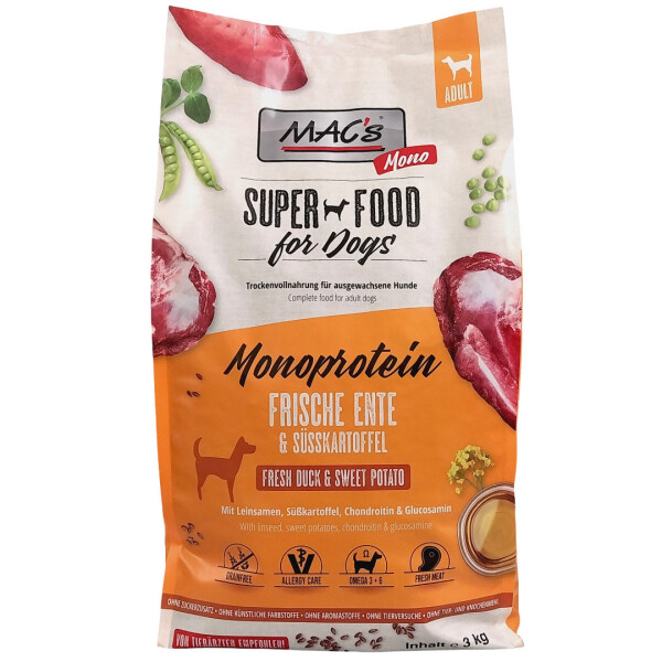 Macs Dog Mono Ente 3 kg