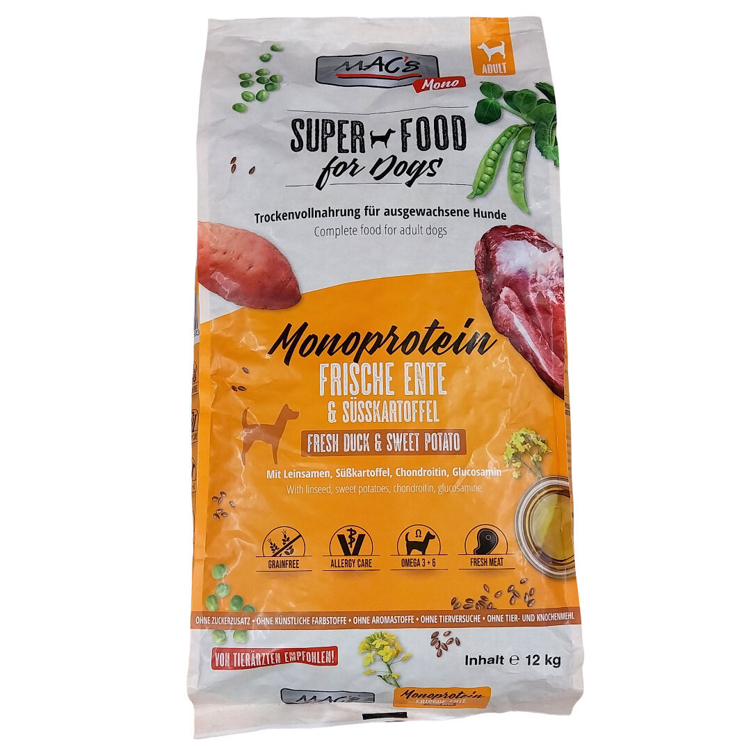 Macs Dog Mono Ente 12 kg box