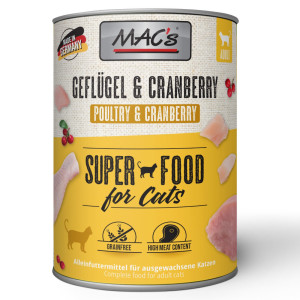 Macs Cat Geflügel & Cranberry SuperFood 800 g