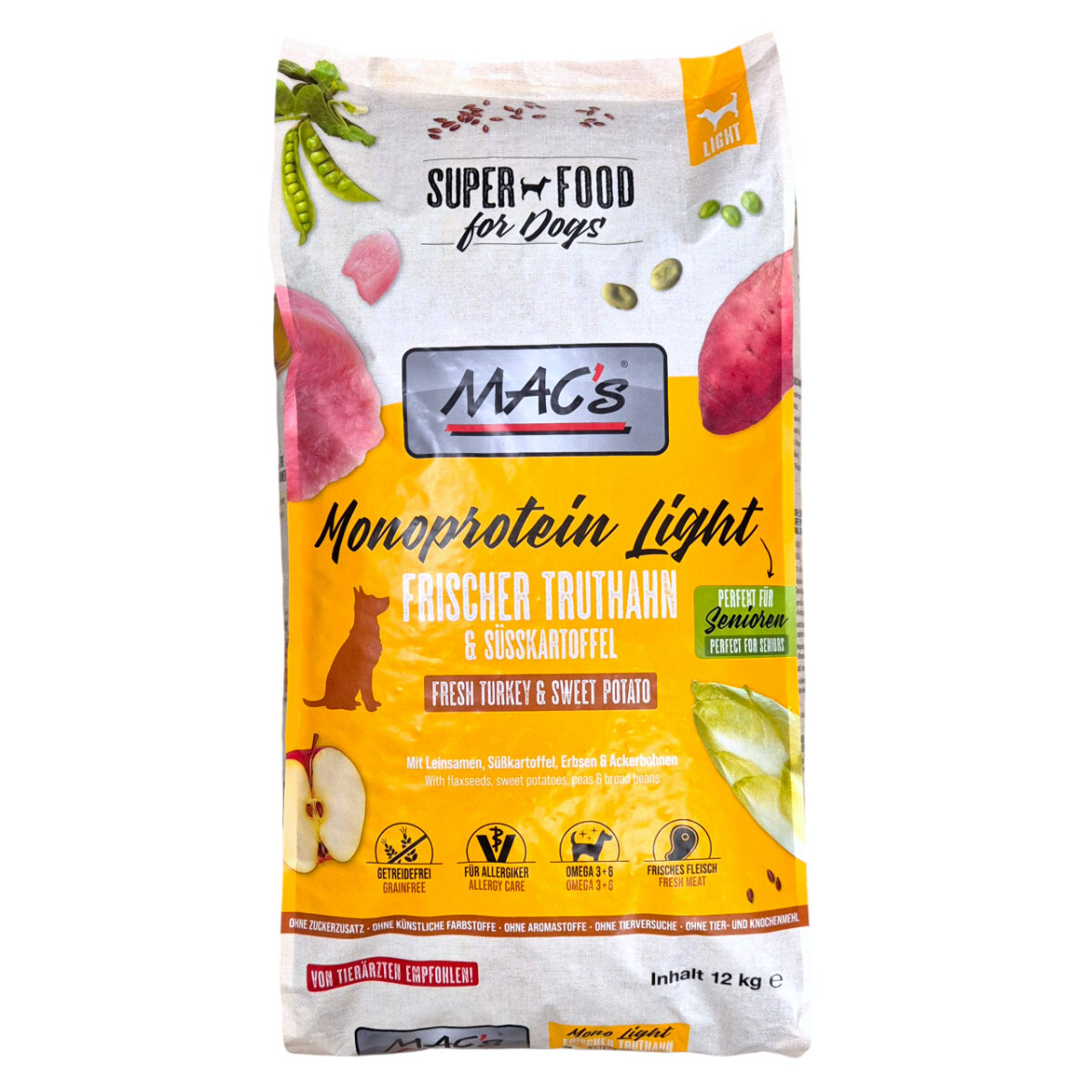 Macs Dog Mono Light Truthahn 12 kg box