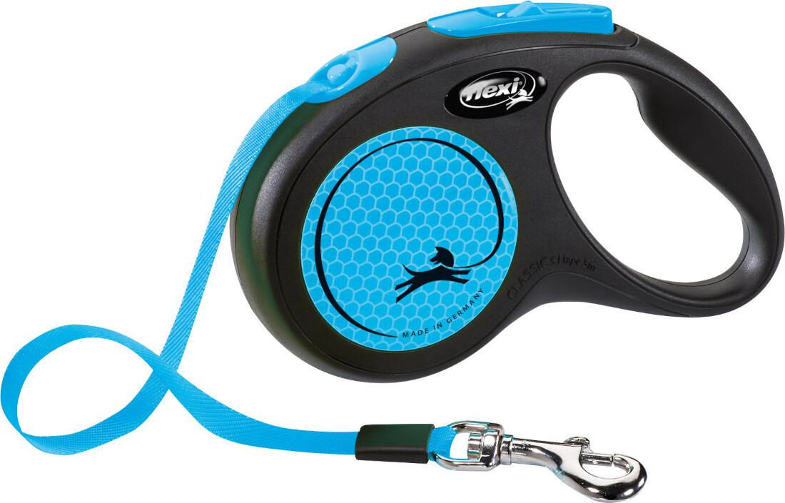 flexi New Neon Gurt 5m blau