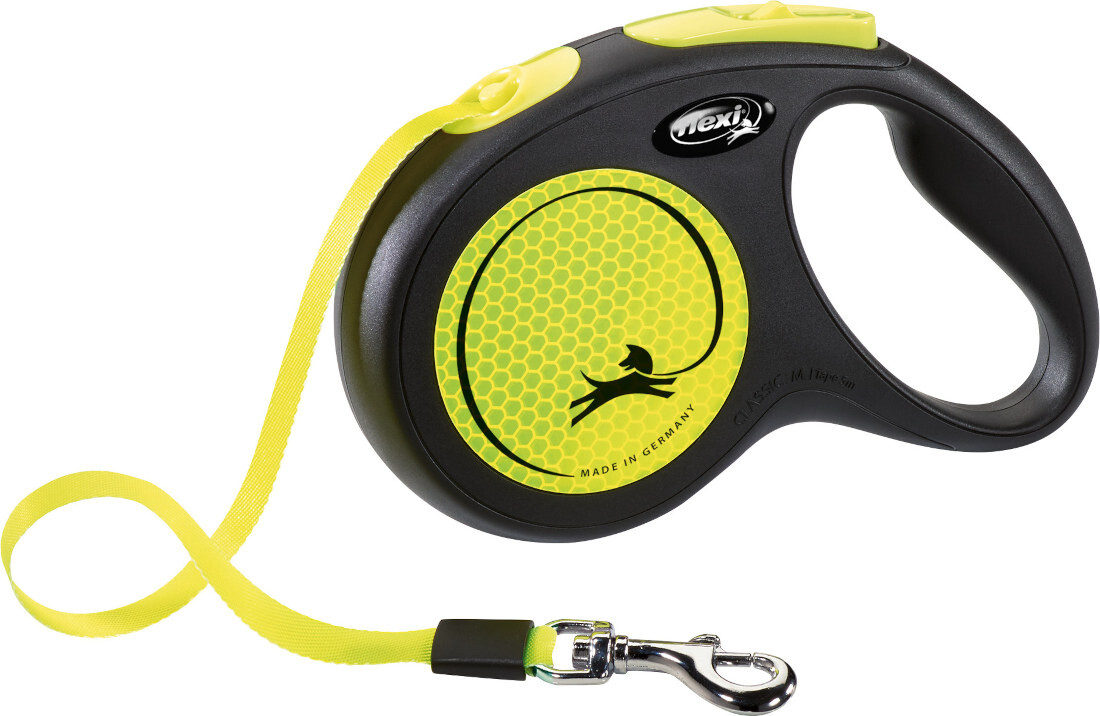 flexi New Neon Gurt 5m gelb