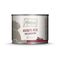 Mjamjam Herzhaftes Wild, Kaninchen + Heidelbeeren 200g