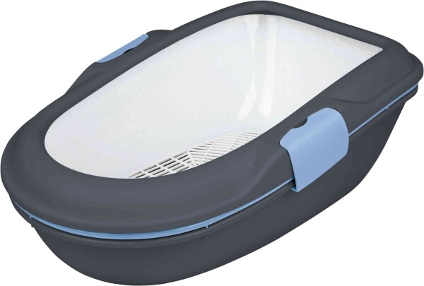 Trixie Katzentoilette Berto grau 3tlg mit Trennsystem