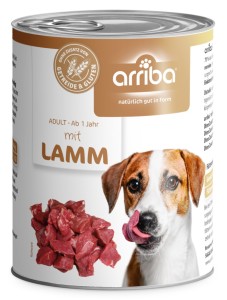 arriba Dog mit Lamm 400 g