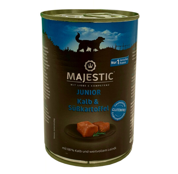 Majestic Junior Kalb + Süßkartoffel 400 g