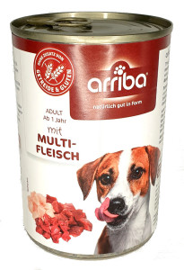arriba Dog mit Multifleisch 400 g