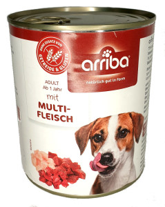 arriba Dog mit Multifleisch 800 g