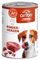 arriba Dog mit Rinderherzen 400 g