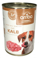 arriba Dog Junior mit Kalb 400g