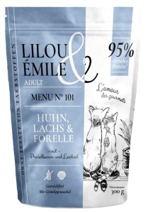Lilou & Emile Huhn + Lachs + Forelle 300 g