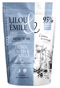 Lilou & Emile Huhn + Lachs + Forelle 2 kg