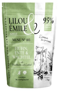 Lilou & Emile Huhn + Ente + Wachtel 2 kg