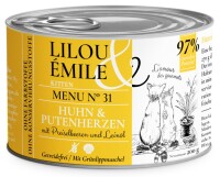 Lilou & Emile Kitten Huhn + Putenherzen 200 g