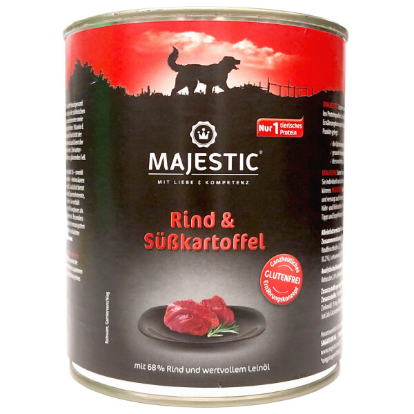 Majestic Rind + Süßkartoffel 800 g