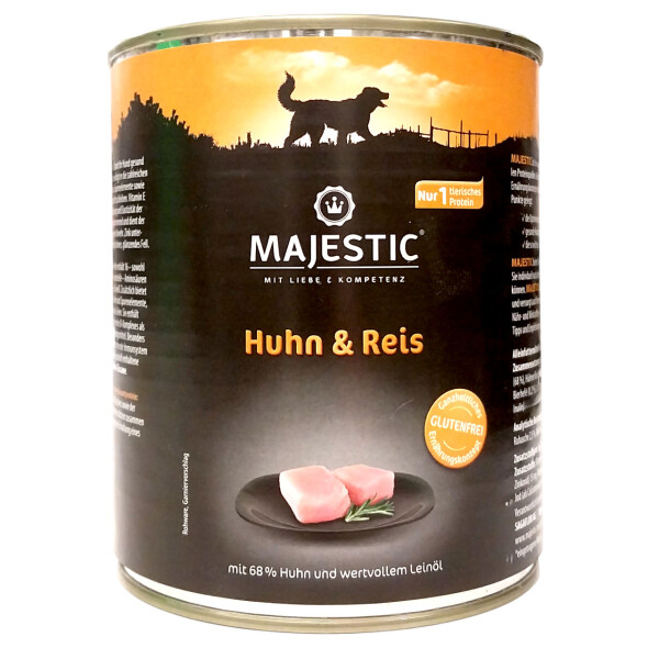 Majestic Huhn + Reis 800 g