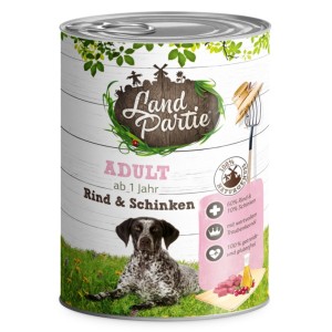 LandPartie Dog Rind + Schinken 800 g