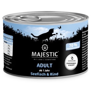 Majestic Cat Seefisch + Rind 200 g