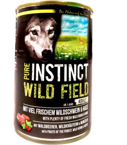 Pure Instinct Wild Field Wildschwein und Hase 400 g
