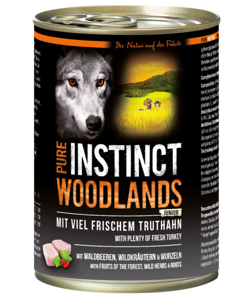 Pure Instinct Woodlands Junior Truthahn 400 g