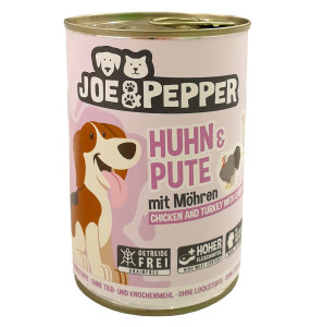 Joe & Pepper Huhn + Pute mit Möhren 400 g
