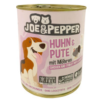 Joe & Pepper Huhn + Pute mit Möhren 800 g