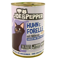 Joe & Pepper Katze Huhn + Forelle mit Möhren 400 g