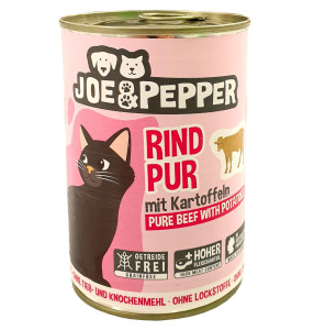 Joe & Pepper Katze Rind pur mit Kartoffeln 400 g