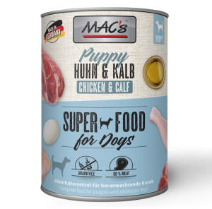 Macs Puppy Huhn + Kalb SuperFood 800 g