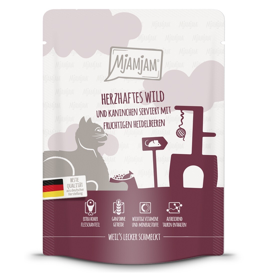 Mjamjam herzhaftes Wild, Kaninchen + Hei box