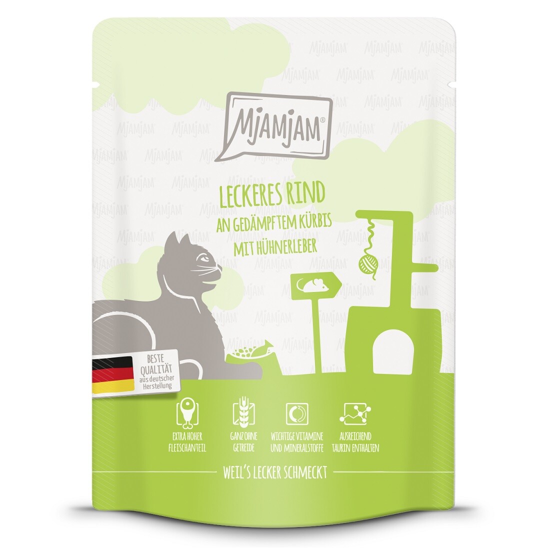 Mjamjam leckeres Rind an gedämpftem box