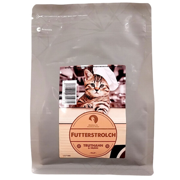 Futterstrolch Cat Truthahn und Huhn