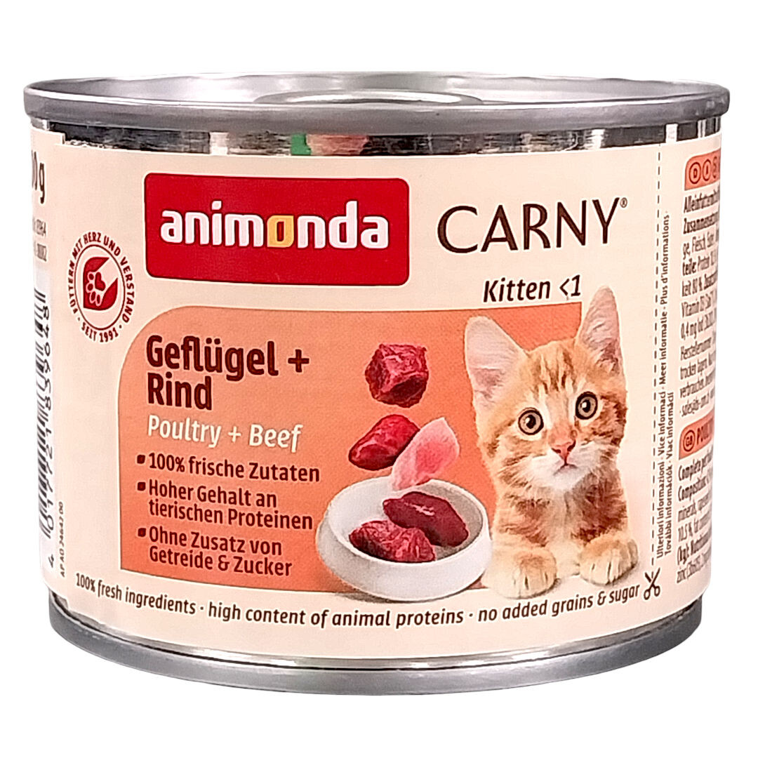 Animonda Carny Kitten Geflügel + Ri box