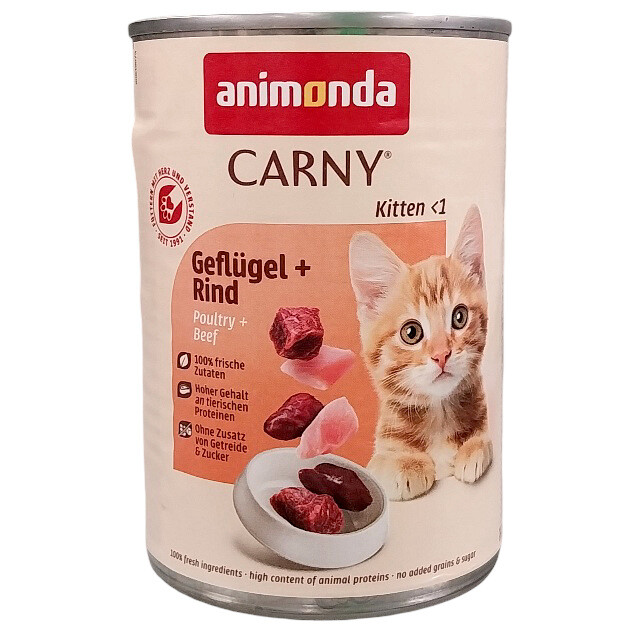 Animonda Carny Kitten Geflügel + Ri box