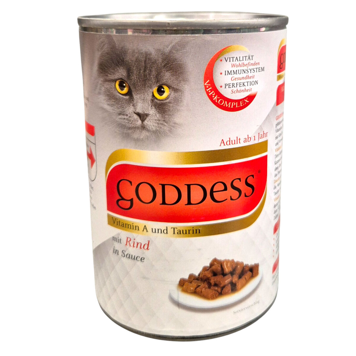 Goddess Cat mit Rind in Sauce 415 g box