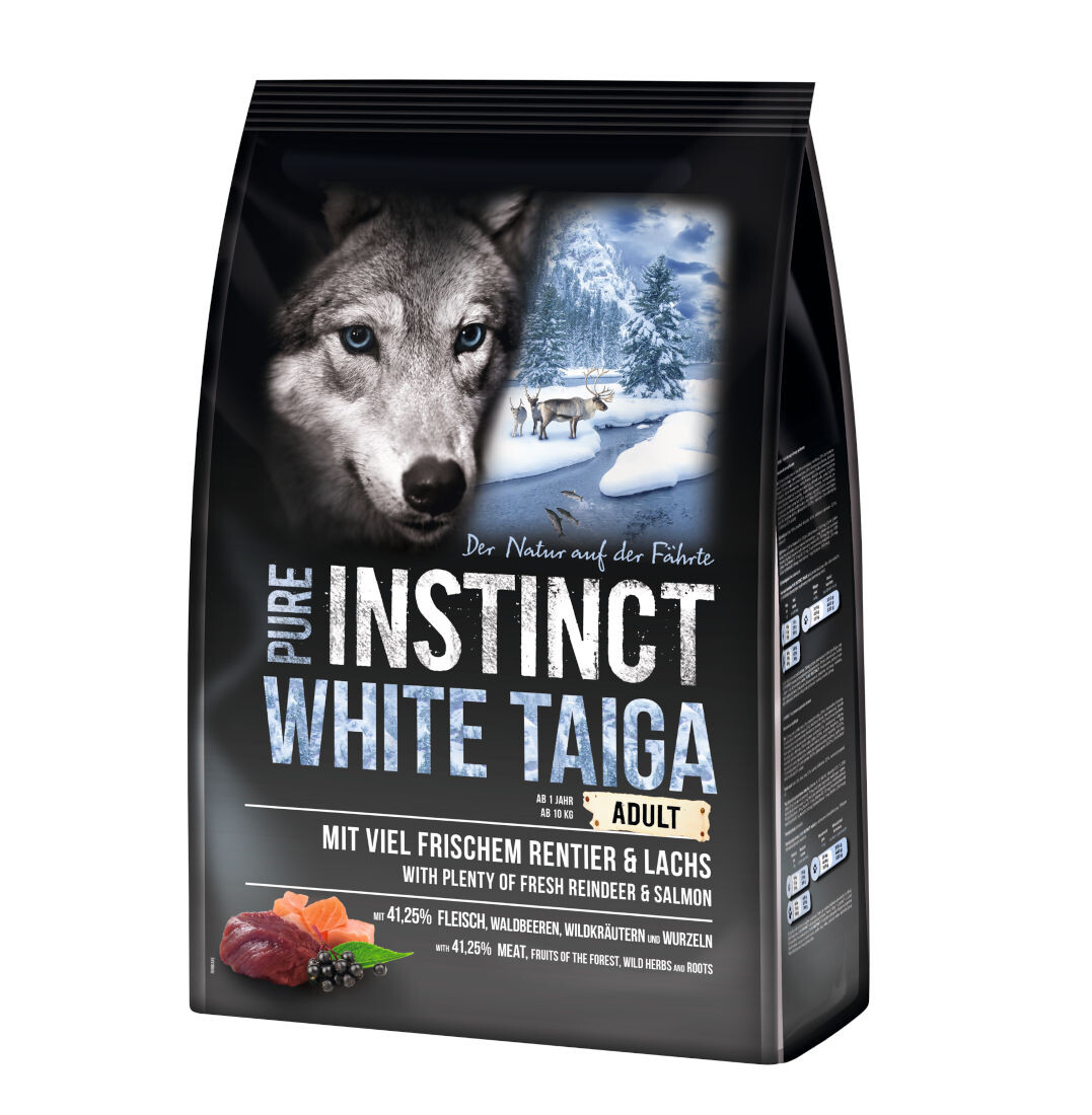 Pure Instinct White Taiga Rentier + Lach box