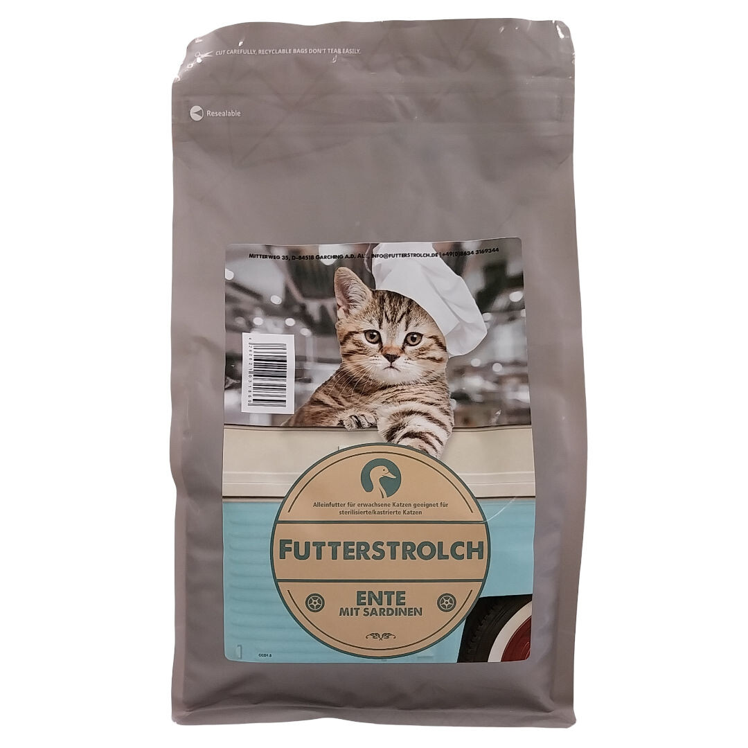 Futterstrolch sterilisierte Katze Ente m box