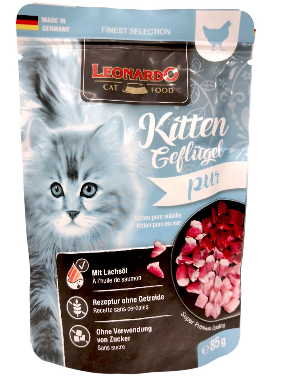Leonardo PB Kitten Geflügel pur 85 g