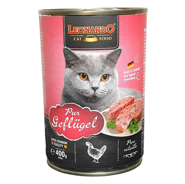 Leonardo pur Geflügel 400 g