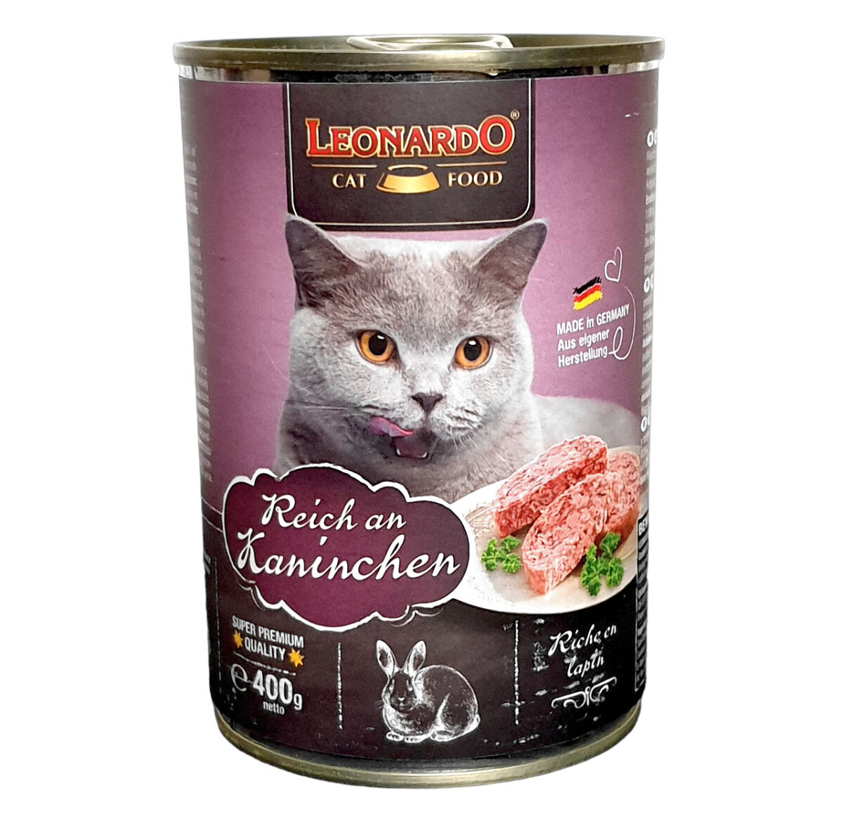 Leonardo Reich an Kaninchen 400 g box